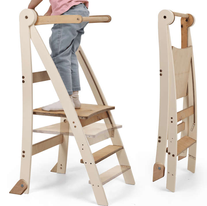 Adjustable Toddler Tower - Kids Step Stool - Goodevas