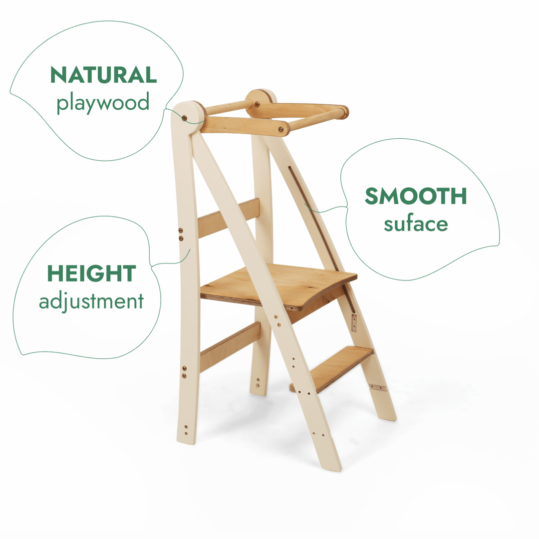 Adjustable Toddler Tower - Kids Step Stool - Goodevas