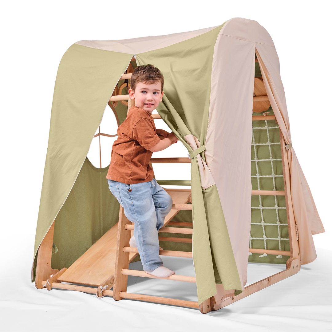 Play Tent Cover for Indoor Wooden Playground