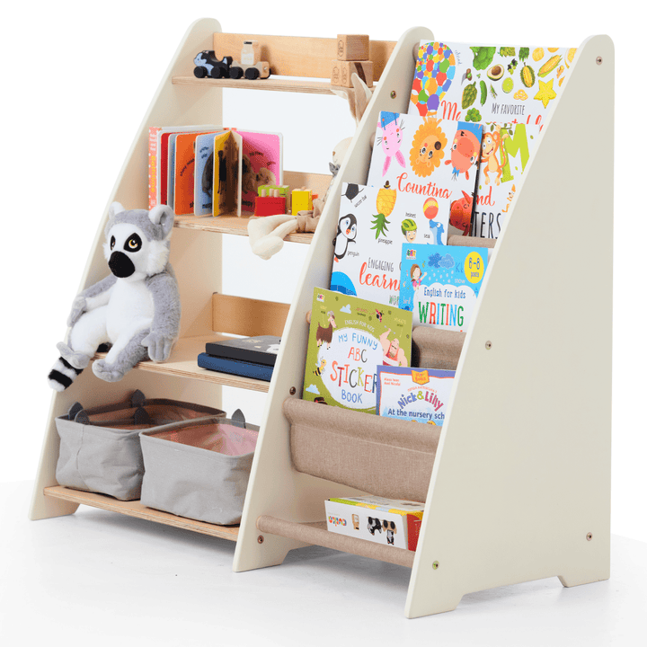 2in1 Montessori Shelf for Books and Toys - Goodevas