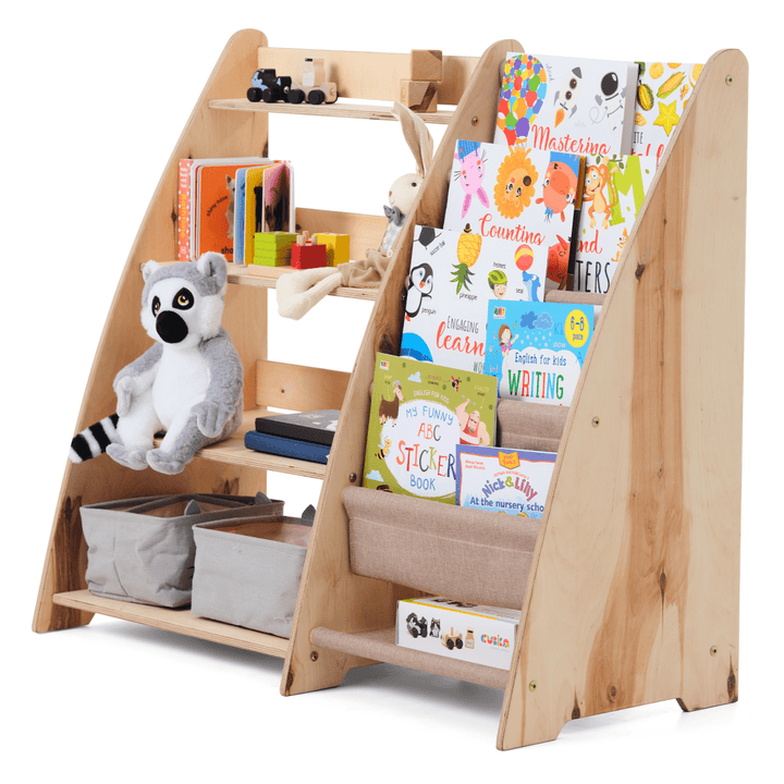 2in1 Montessori Shelf for Books and Toys - Goodevas