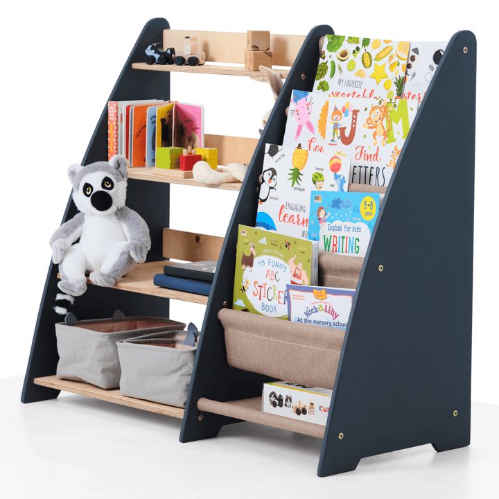 2in1 Montessori Shelf for Books and Toys - Goodevas