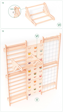 7-in-1 Indoor Climbing Frame