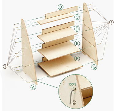 Kids Shelf – Middle