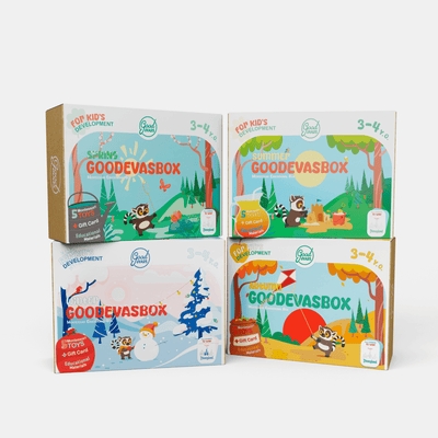 Ročné predplatné herných sád (3–4 roky) — GoodevasBox