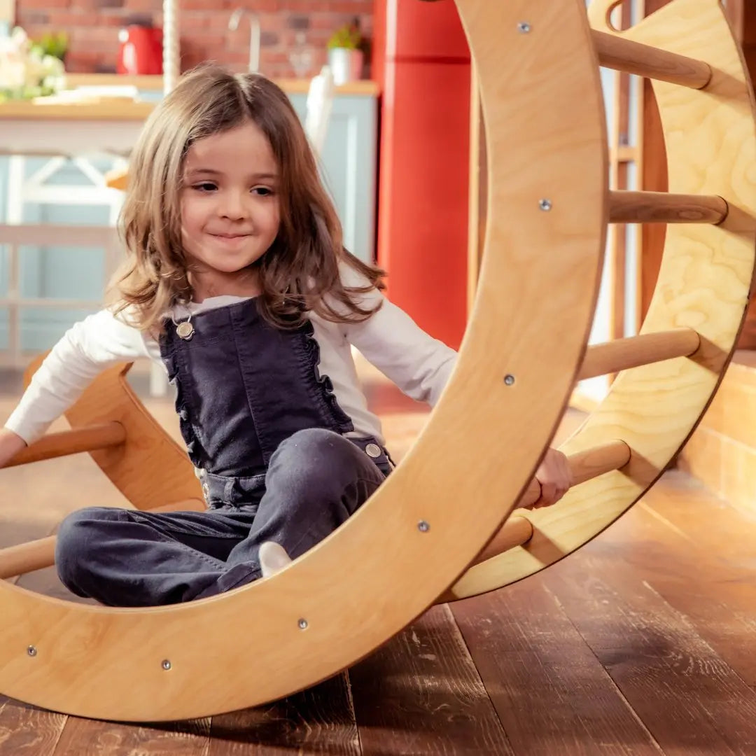 L'arche d'escalade - un jouet Montessori pour les enfants de 1 à 7 ans - Beige