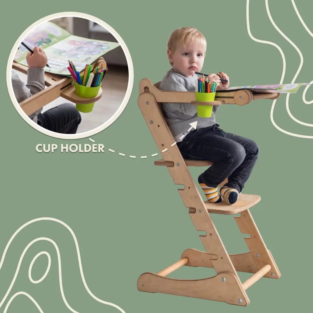 Chaise évolutive - Tour Montessori pour l'enfant – Chocolat