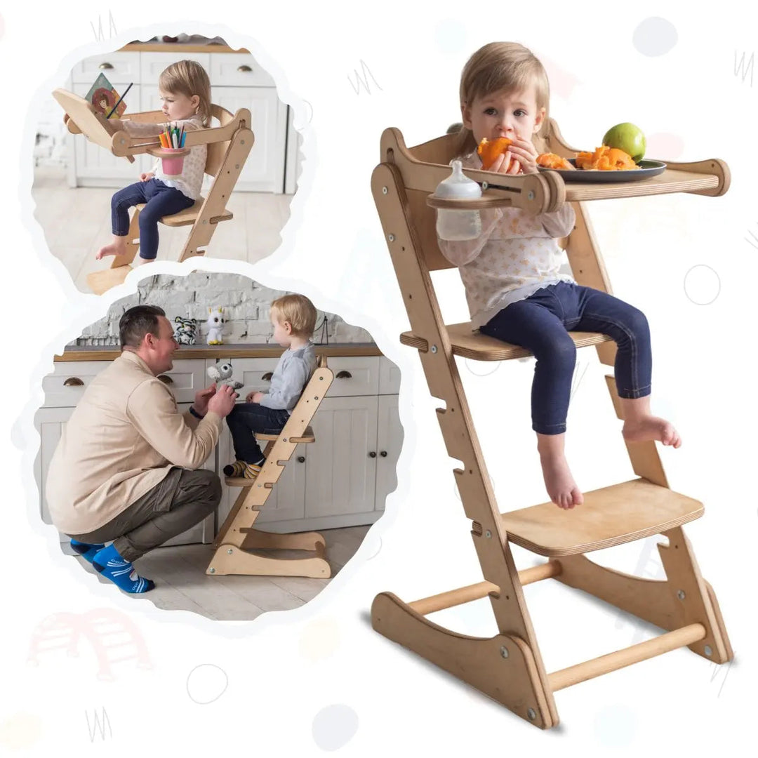 Growing Chair for Kids – Beige - Goodevas