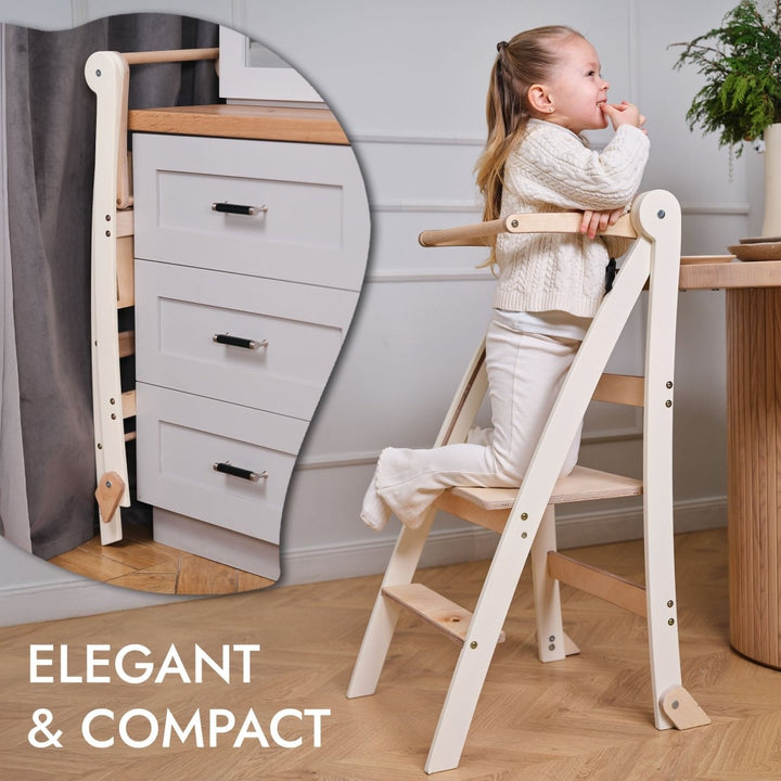 Helper Tower: A Multi - functional Foldable Step Stool for Kids - Goodevas