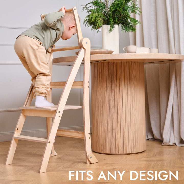 Helper Tower: A Multi - functional Foldable Step Stool for Kids - Goodevas