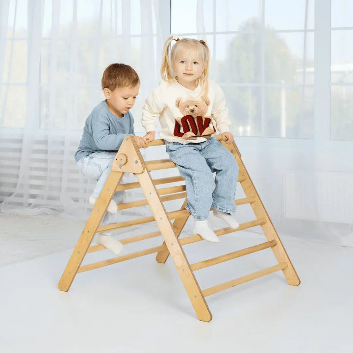 Indoor Montessori Triangle Climbing Ladder for Toddlers 1-7 y.o. - Goodevas