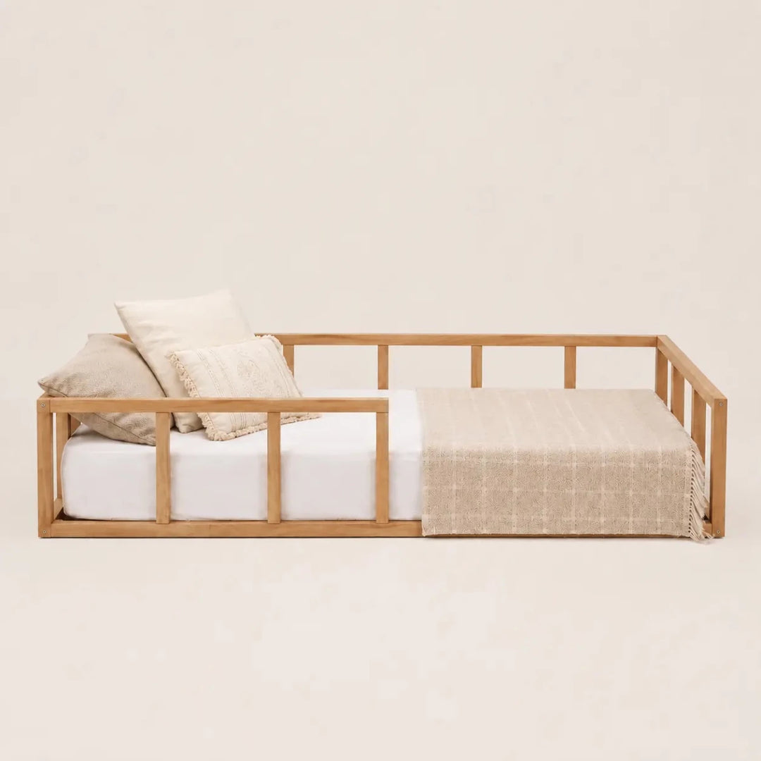 Montessori Floor Bed with Slats - Twin Toddler Bed Fram - Goodevas