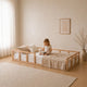 Montessori Floor Bed with Slats - Twin Toddler Bed Fram