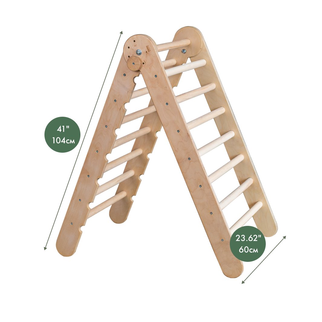 Montessori Triangle Ladder - Handmade Climber for Kids 1 - 7 y.o. - Goodevas