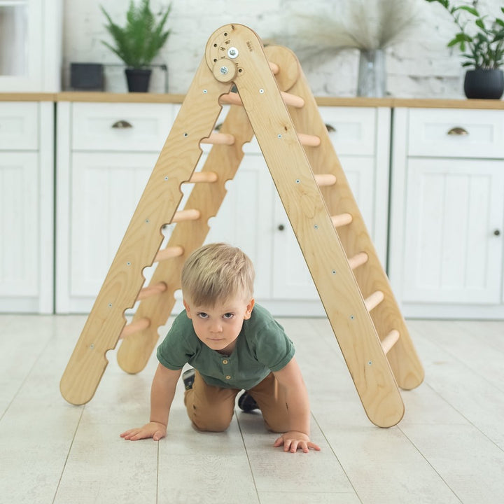 Montessori Triangle Ladder - Handmade Climber for Kids 1 - 7 y.o. - Goodevas