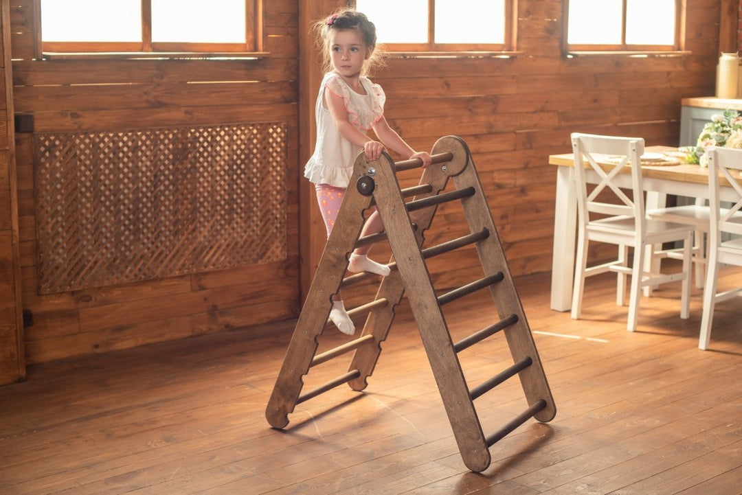 Montessori Triangle Ladder - Handmade Climber for Kids 1 - 7 y.o. - Goodevas