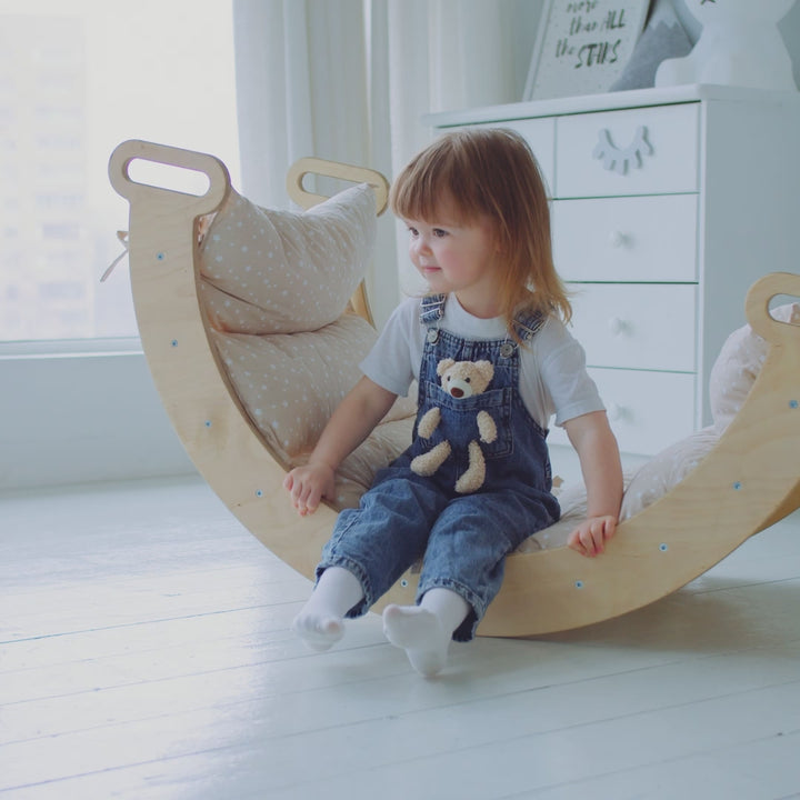 Climbing Arch with Cushion - Montessori Climbers for Toddlers