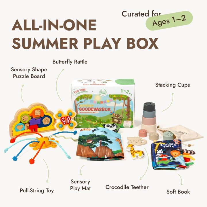 Summer Play Kit (1–2 Years) — GoodevasBox - Goodevas