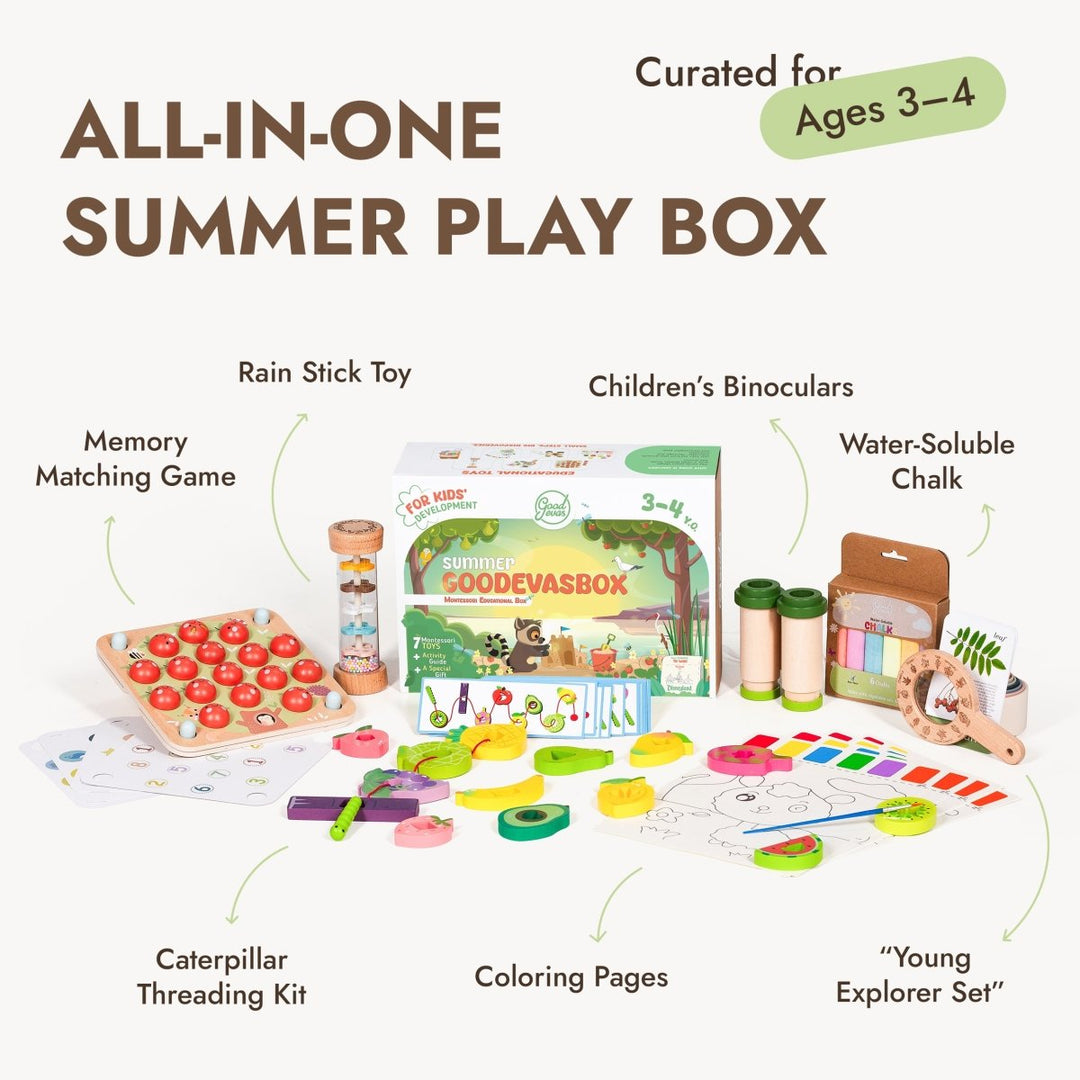 Summer Play Kit (3–4 Years) — GoodevasBox - Goodevas