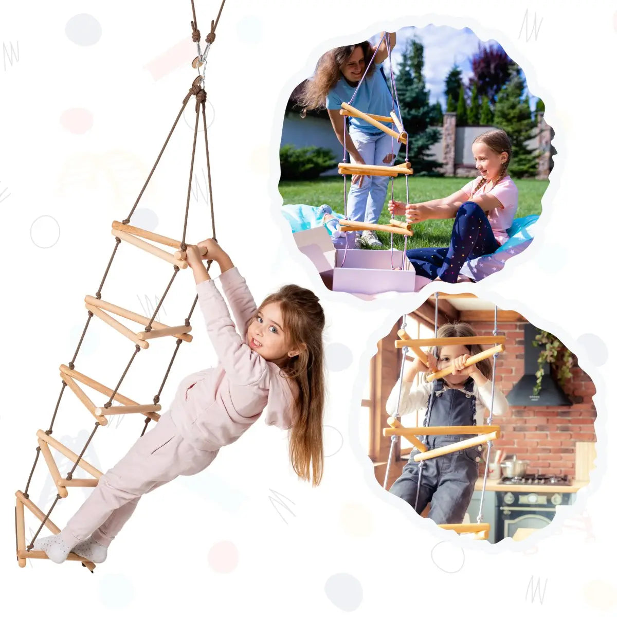 Triangle Rope Ladder | Kids swing - Special Prices & Free US Shipping ...