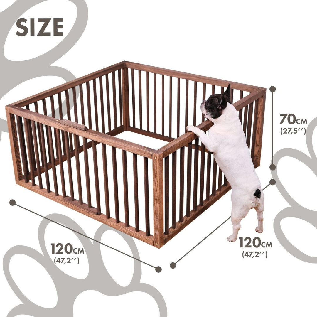 Wooden Dog Playpen - Goodevas