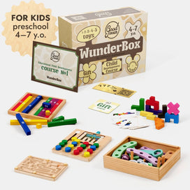 WunderBox 4 - 7 years old – developmental box for kids - Goodevas