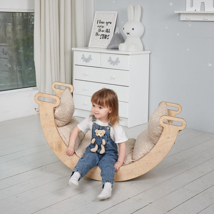 Climbing Arch + Cushion - Montessori Climbers for Toddlers - Goodevas