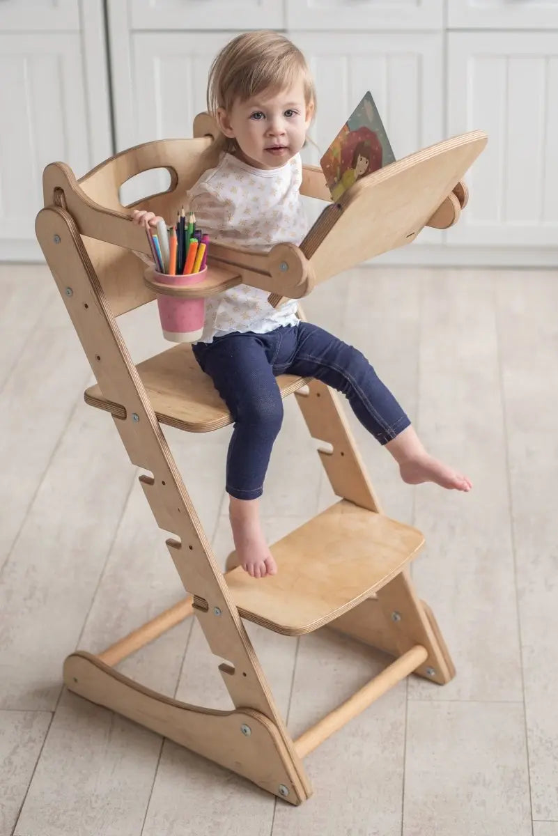 Silla evolutiva (Trona Montessori) para niños – Beige