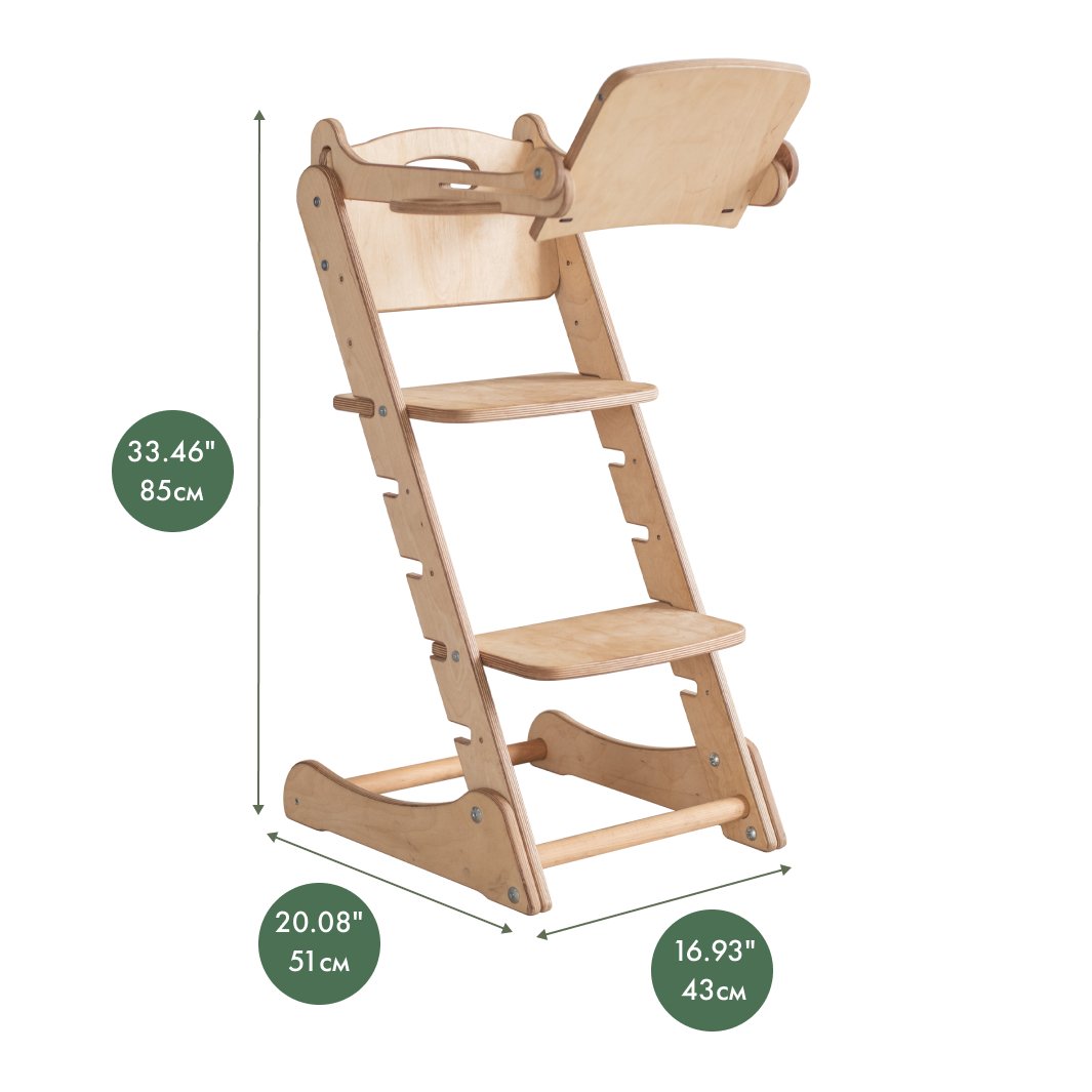 Growing Chair for Kids – Beige - Goodevas