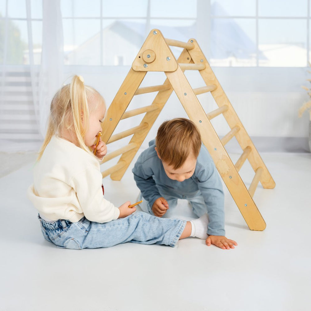 Indoor Montessori Triangle Climbing Ladder for Toddlers 1-7 y.o. - Goodevas