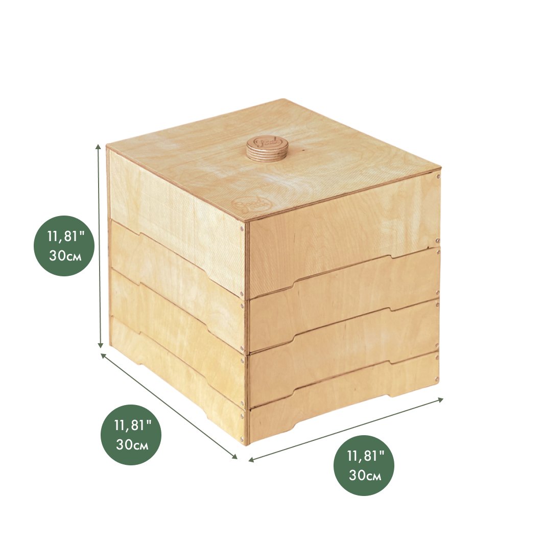 Wooden storage/sorter for constructor - Goodevas